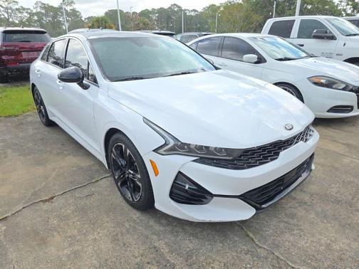 Glacial White Pearl 2021 Kia K5 GT-Line