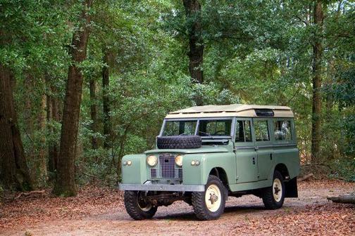 Green 1967 Land Rover Series II 109