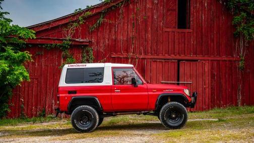Red 1995 Toyota Land Cruiser KZJ73