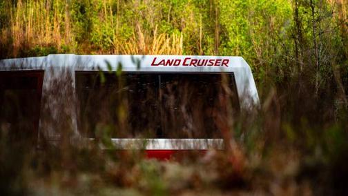 Red 1995 Toyota Land Cruiser KZJ73