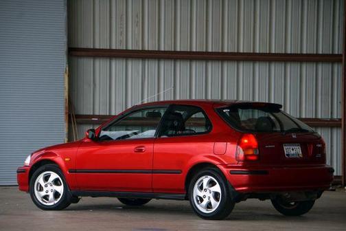 Cayenne Red Metallic 1998 Honda Civic EK4
