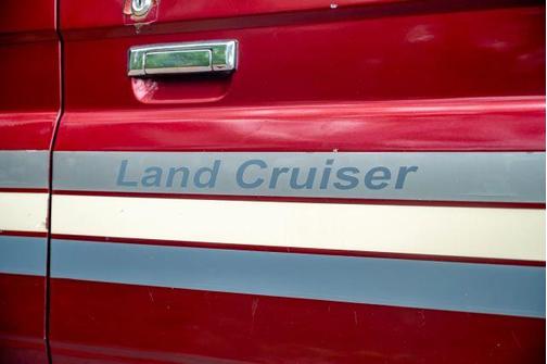 Red 1994 Toyota Land Cruiser KZJ77