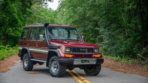 Red 1994 Toyota Land Cruiser KZJ77