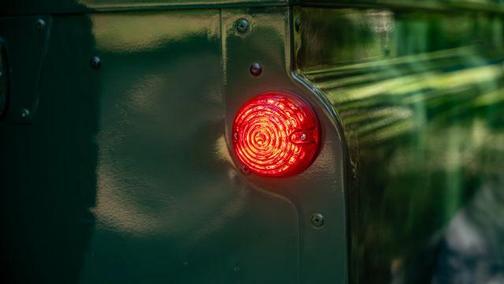 Green 1998 Land Rover Defender 90