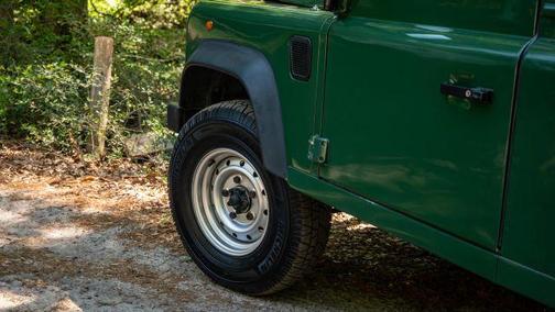 Green 1998 Land Rover Defender 90