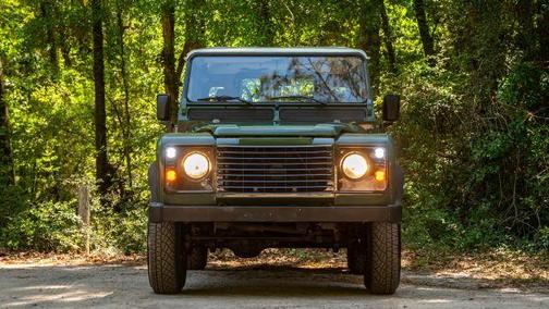 Green 1998 Land Rover Defender 90