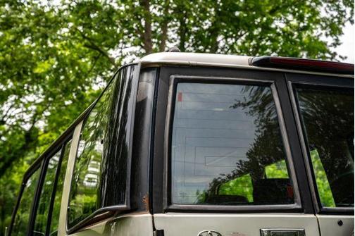 Silver 1996 Toyota Land Cruiser KZJ77