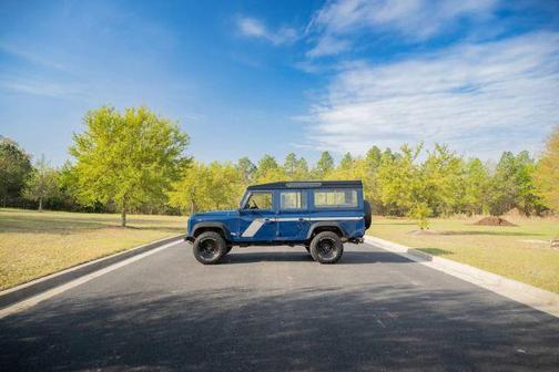 Blue 1999 Land Rover Defender