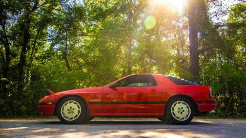 Sunrise Red 1987 Mazda RX-7 Turbo