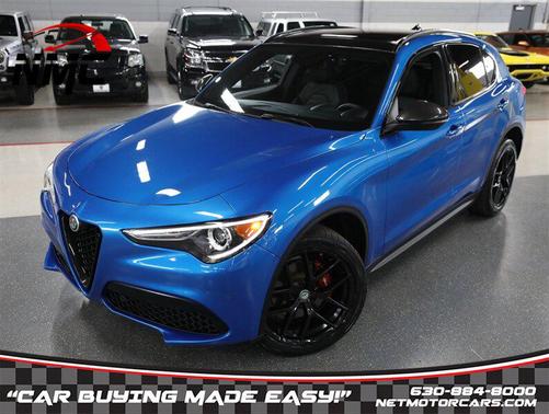 Misano Blue Metallic 2019 Alfa Romeo Stelvio Ti Sport