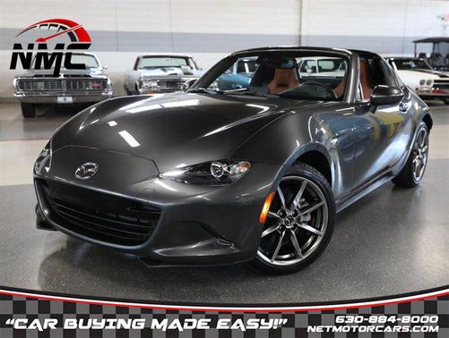 Machine Gray Metallic 2023 Mazda MX-5 Miata RF Grand Touring