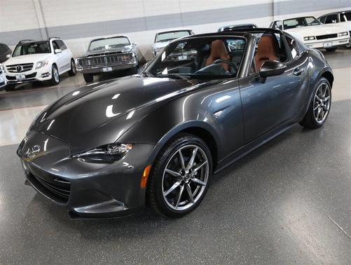Machine Gray Metallic 2023 Mazda MX-5 Miata RF Grand Touring
