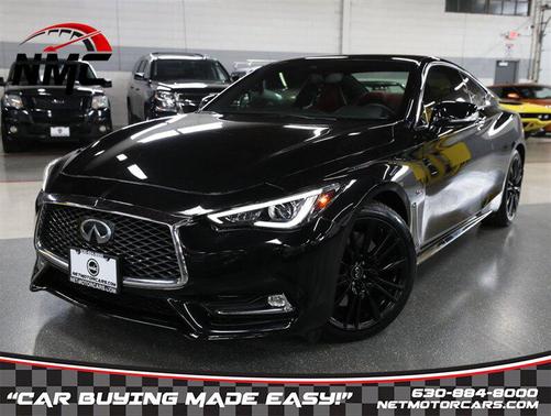 Midnight Black 2017 INFINITI Q60 3.0t Sport