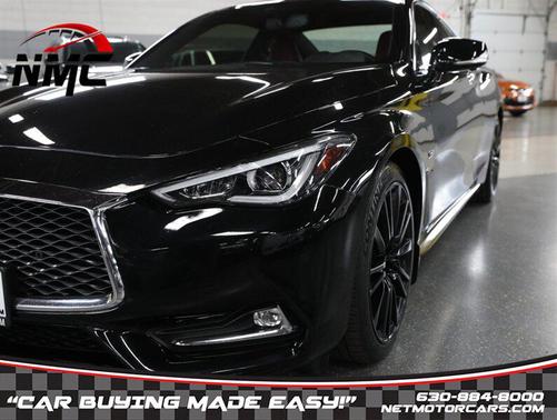 Midnight Black 2017 INFINITI Q60 3.0t Sport