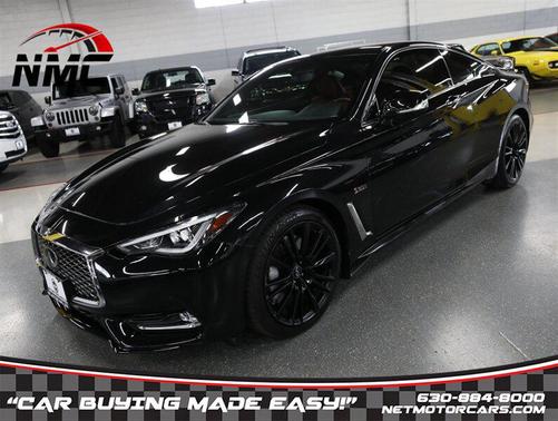 Midnight Black 2017 INFINITI Q60 3.0t Sport
