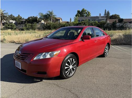 Red 2007 Toyota Camry LE V6