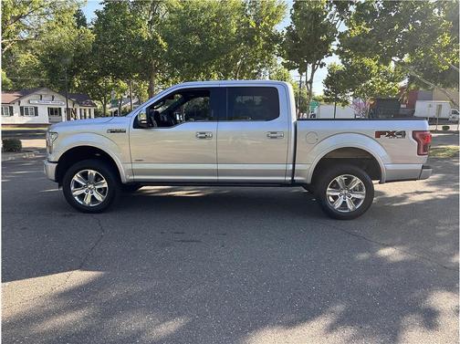 Silver 2016 Ford F-150 Platinum