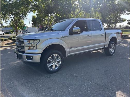 Silver 2016 Ford F-150 Platinum