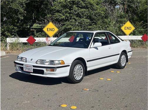 White 1992 Acura Integra LS