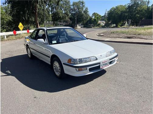 White 1992 Acura Integra LS