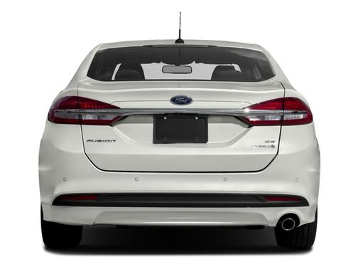 White 2017 Ford Fusion Hybrid SE