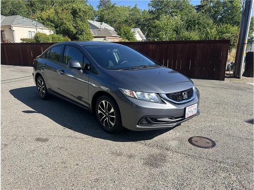 Gray 2013 Honda Civic EX
