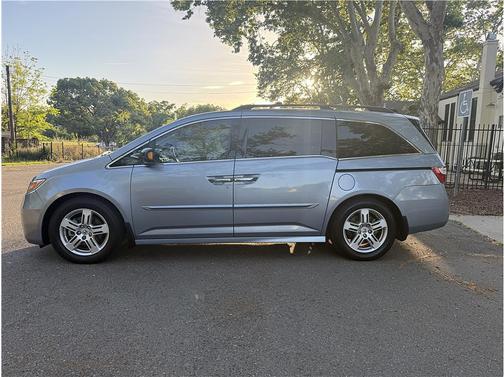 Blue 2012 Honda Odyssey Touring Elite
