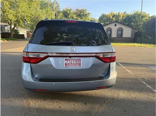 Blue 2012 Honda Odyssey Touring Elite