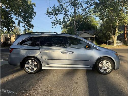 Blue 2012 Honda Odyssey Touring Elite