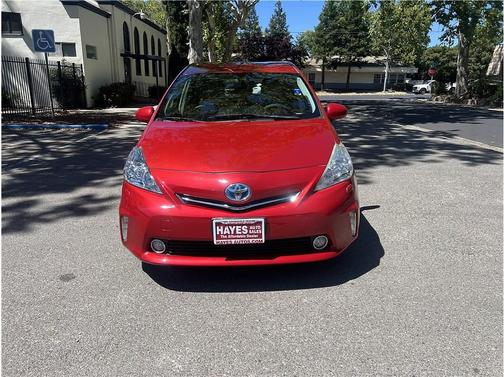 Maroon 2012 Toyota Prius v Five