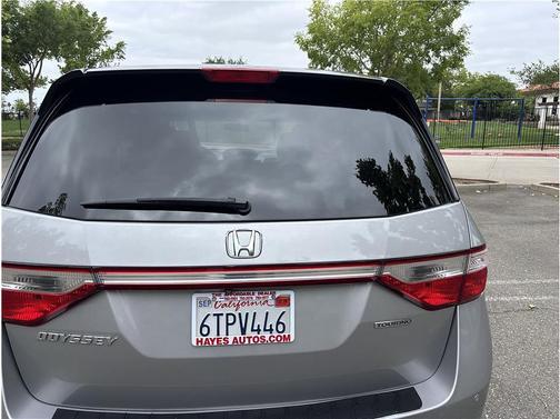 Silver 2011 Honda Odyssey Touring Elite