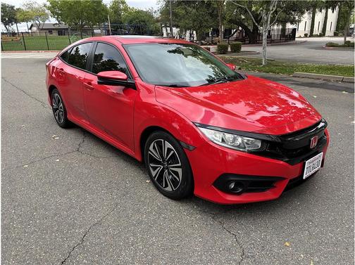 Red 2016 Honda Civic EX-T
