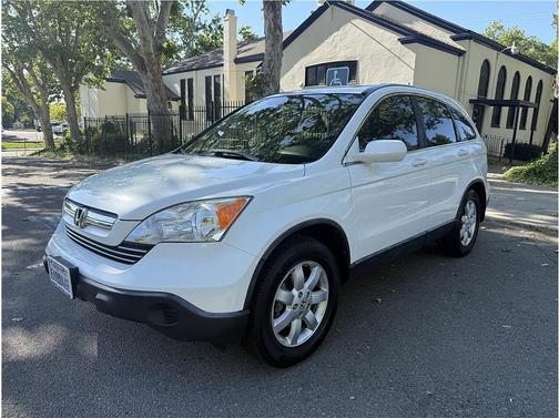 White 2007 Honda CR-V EX-L