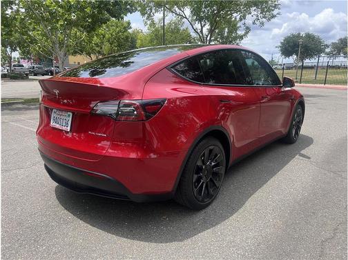 Red 2021 Tesla Model Y Long Range Dual Motor All-Wheel Drive