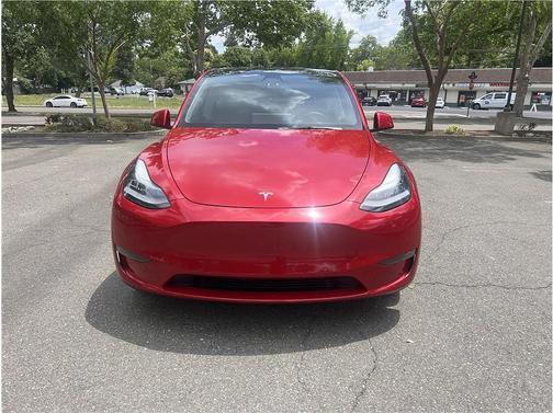 Red 2021 Tesla Model Y Long Range Dual Motor All-Wheel Drive