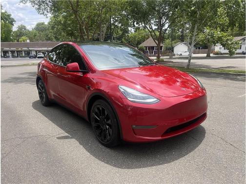 Red 2021 Tesla Model Y Long Range Dual Motor All-Wheel Drive