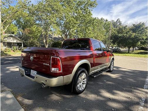 Red 2013 RAM 1500 Laramie Longhorn Edition