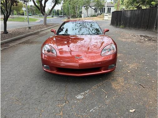Orange 2005 Chevrolet Corvette Base