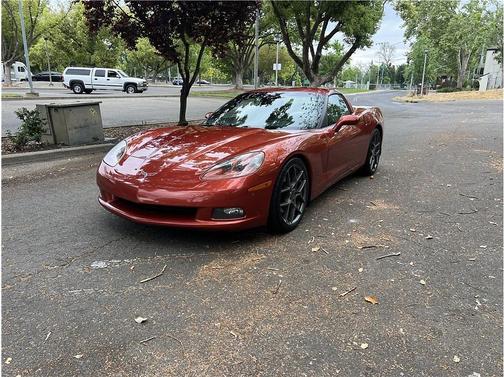 Orange 2005 Chevrolet Corvette Base