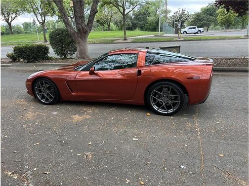 Orange 2005 Chevrolet Corvette Base