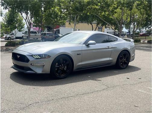 Silver 2021 Ford Mustang GT