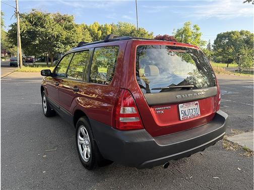 Red 2005 Subaru Forester 2.5 X