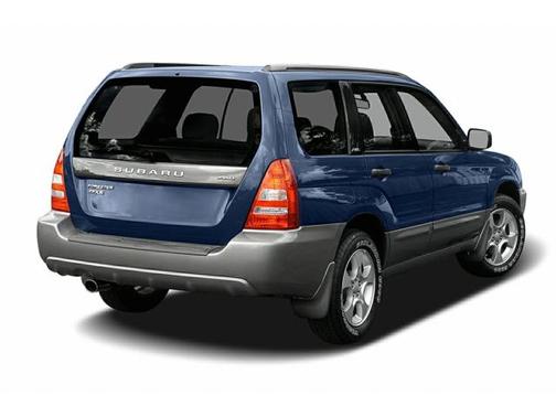 Cayenne Red Pearl/Textured Gray 2005 Subaru Forester 2.5 X