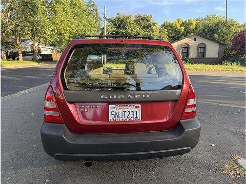 Red 2005 Subaru Forester 2.5 X