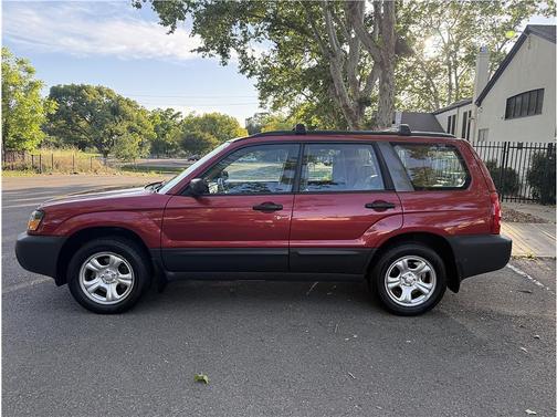 Red 2005 Subaru Forester 2.5 X