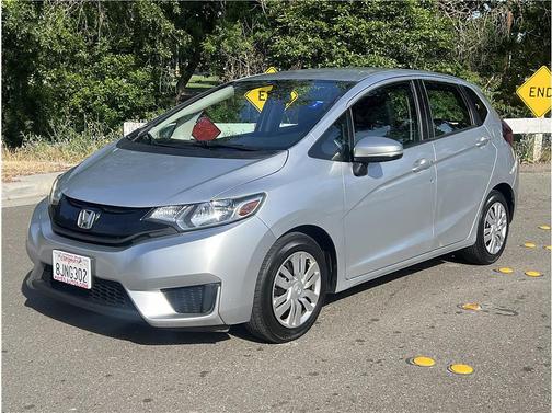 Alabaster Silver Metallic 2015 Honda Fit LX