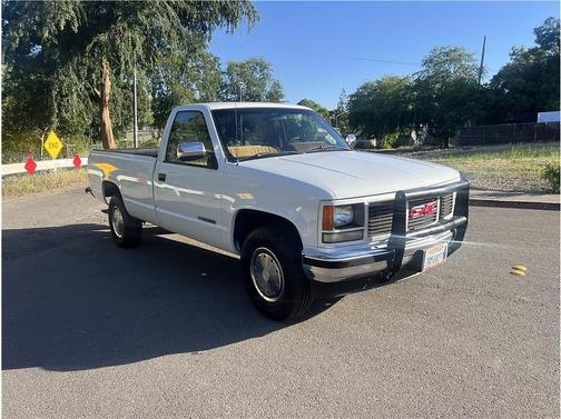 White 1989 GMC Pickup Truck Base