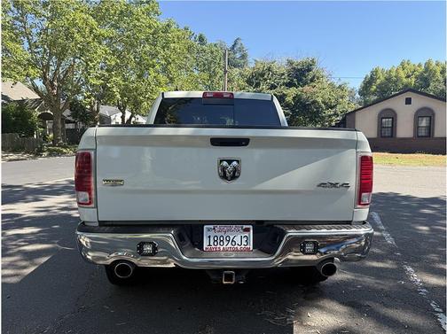 White 2018 RAM 1500 Laramie