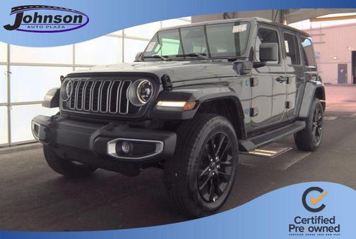 Granite Crystal Clearcoat Metallic 2025 Jeep Wrangler 4xe Sahara