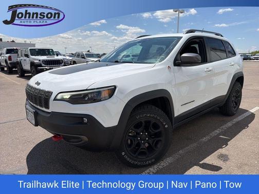 Bright White Clearcoat 2019 Jeep Cherokee Trailhawk